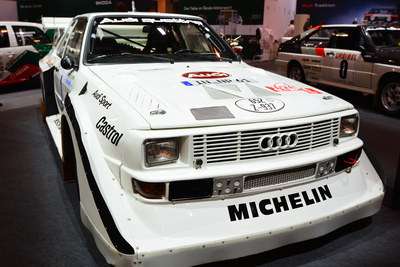 Une Audi Quattro des années 80 gonflées aux steroïdes