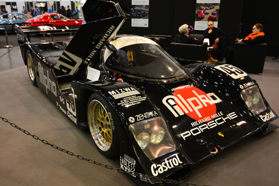 Cette 962C est arrivée troisième aux 24H du Mans dans les années '80