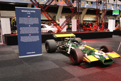Une Formule 1 Brabham pilotée par Ickx