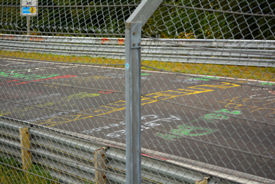 La piste décorée: uniquement au Nürburgring